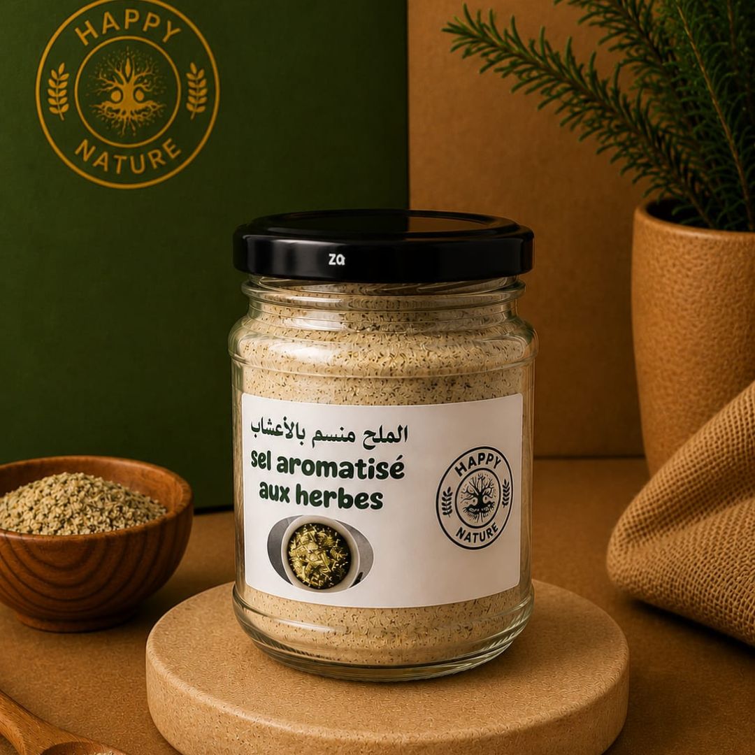 Sel aromatisé aux herbes الملح منسم بالأعشاب